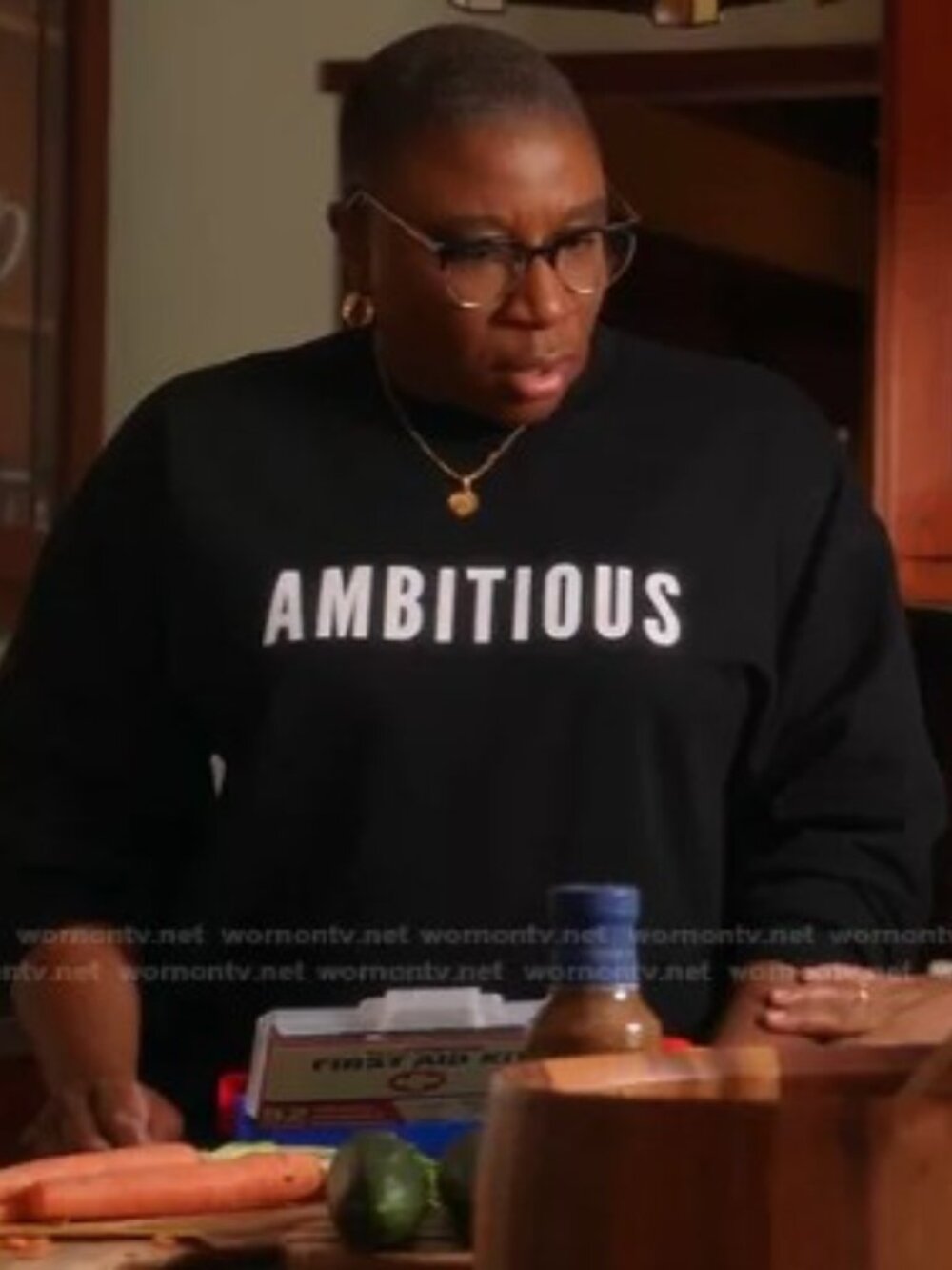 NWT PHENOMENAL “Ambitious” Very Dark Navy Sweatshirt –As seen on TV - Med